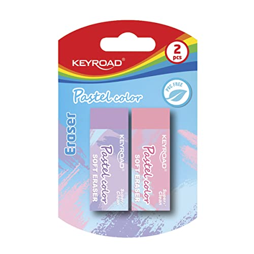 KeyRoad Lot de 2 gommes universelles pour crayons et... - Sports & Fitness en promo à 1.50€