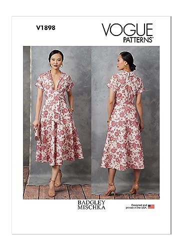 Vogue Schnittmuster-Set für Damenkleid von Badgley Mischka... - Maison & Cuisine Amazon Allemagne à 12.69€