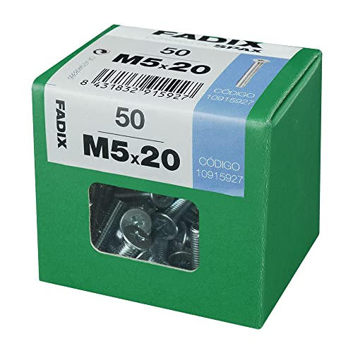 Box L 50 units. Metric CP M 5 x 20 mm FADIX - Bricolage & Outils Amazon Royaume-Uni à 6.30€