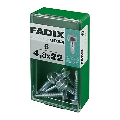 CAJA S 6 uds. TORNILLO ROSCA CHAPA HEXAGONAL AUTOT.... - Auto & Motorcycle Amazon Spain à 3.30€