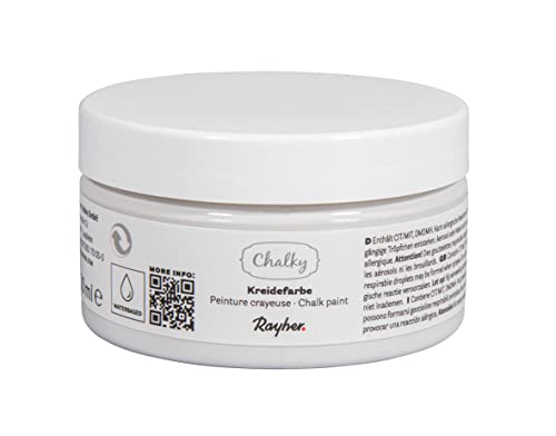 Rayher Chalky, Bianco, Barattolo 100ml, 35047102 - Amazon Italie à 6.99€
