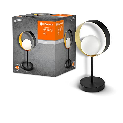 LEDVANCE DECOR Memphis Tischleuchte, schwarz/gold, mit G9... - Maison & Cuisine Amazon Allemagne à 15.35€
