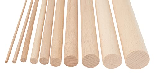 JOWE VBS Buchenrundstab Holzstab 1.0 m Länge geschliffen... - Maison & Cuisine Amazon Allemagne à 1.39€