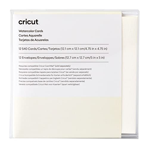 Cricut Carte d'acqua | Avorio | 12,1 cm x 12,1 cm (taglia... - Pet Supplies Amazon Italy à 10.79€