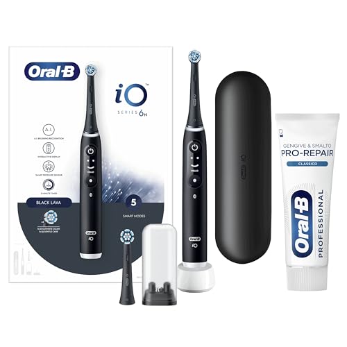 Oral-B Spazzolino Elettrico Ricaricabile iO6 Nero Con... - Beauty & Fragrances Amazon Italy à 143.01€