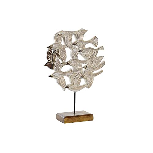 Figura Decorativa DKD Home Decor Beige Hierro Pájaros (38 x... - Jouets & Jeux en promo à 38.97€