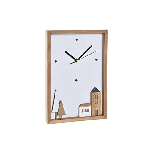 DKD Home Decor Reloj de Pared Color Blanco, de Madera (20 x... - Amazon Espagne à 9.16€