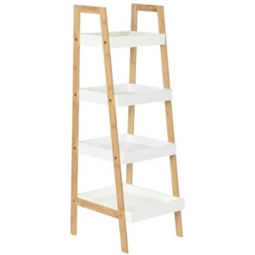 DKD Home Decor Estantería Color Blanco Natural, de bambú y... - Maison & Cuisine Amazon Espagne à 20.02€