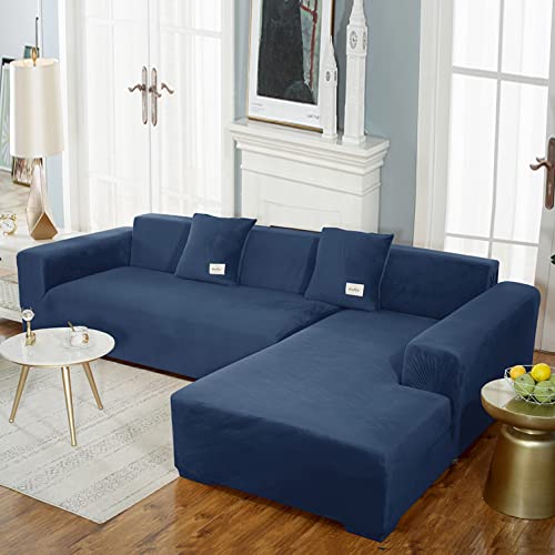 YOPOIY Lujosa Terciopelo Funda para Sofá en Forma de L... - Maison & Cuisine Amazon Espagne à 73.50€
