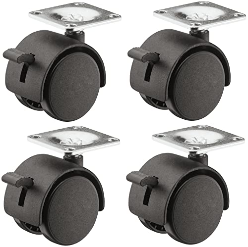 cyclingcolors 4x roulette double 30mm pivotante + frein... - Auto & Moto Amazon France à 7.95€