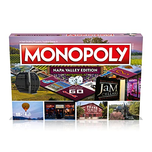 Monopoly Napa Valley Edition, Familien-Brettspiel für 2 bis... - Toys & Games Amazon Germany à 17.12€