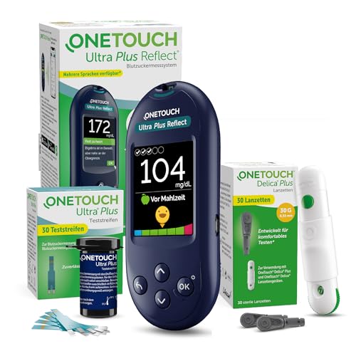 OneTouch Ultra Plus Reflect® Blutzuckermessgerät Set –... - Sports & Fitness Amazon Allemagne à 26.69€