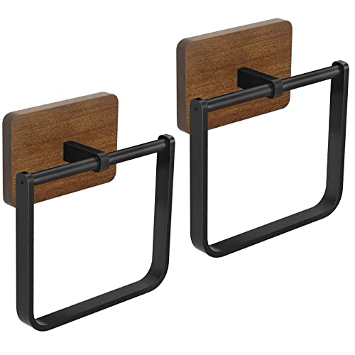 DOKU Lot de 2 Anneaux Porte-Serviettes carrés pour Salle de... - Maison & Cuisine Amazon France à 17.29€