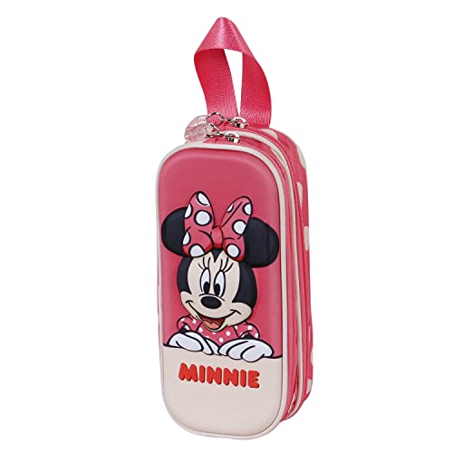 Minnie Mouse Bobblehead-3D Double Pencil Case, Pink, 22 x... - High-Tech & Électronique Amazon Royaume-Uni à 5.60€