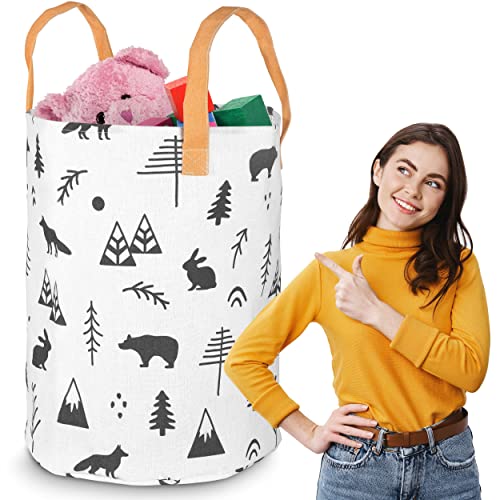 NUKIDO Seau à jouets autonome Grand design spacieux et... - Jouets & Jeux en promo à 10.36€