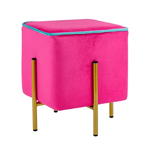 Baroni Home Pouf en Velours pour Salon, Tabouret avec... en promo à 36,66€ (-44%) sur Amazon FR