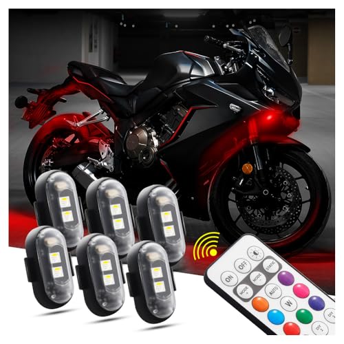 6pcs Wireless USB LED Strobe Lights with Remote, LED Drone... - High-Tech & Électronique Amazon Royaume-Uni à 12.50€