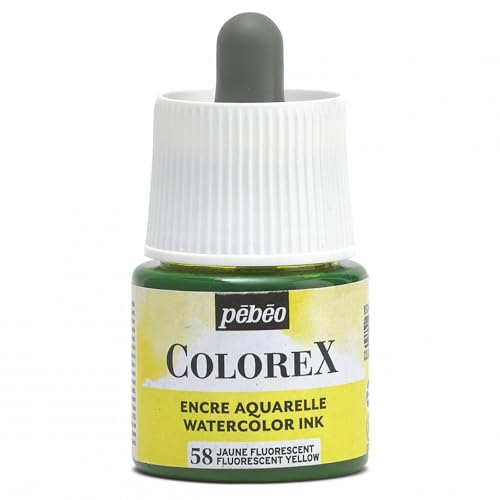 Pébéo - Colorex Tinte 45 ML Fluo Gelb - Colorex Aquarell... - Maison & Cuisine Amazon Allemagne à 4.26€