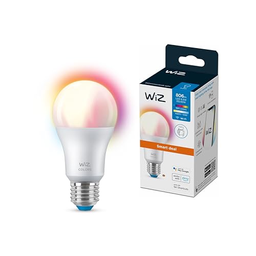 WiZ Tunable White and Color LED Lampe E27 (806 lm), 60 W... - Maison & Cuisine Amazon Allemagne à 6.68€