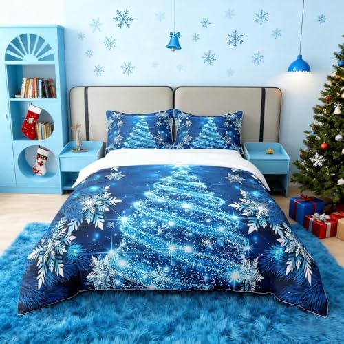 Copripiumino per albero di Natale per ragazze blu tema... - High-Tech & Électronique Amazon Italie à 18.12€
