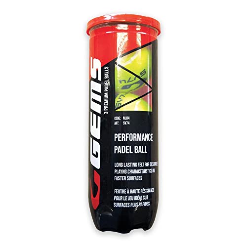 Gems NL04 Tubes Balles de Padel x3 Pièces Jaune - Sports & Fitness en promo à 4.72€