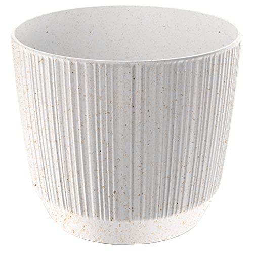 Vaso da fiori RYFO ECO 19,5x19,5x17 cm, Bianco Rotto - Maison & Cuisine Amazon Italie à 3.39€