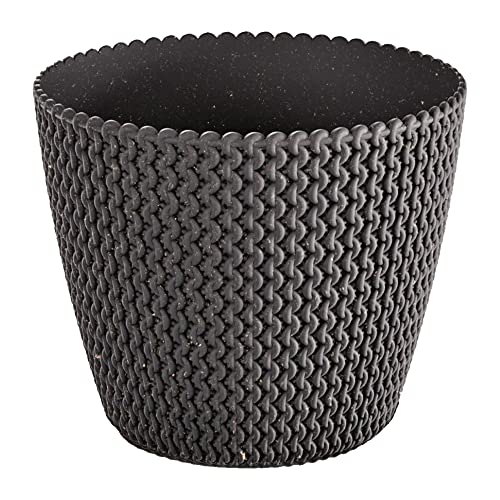 Prosperplast Flower Pot, Wood, Anthracite Eco, Muy pequeño - Jardin & Extérieur en promo à 1.91€