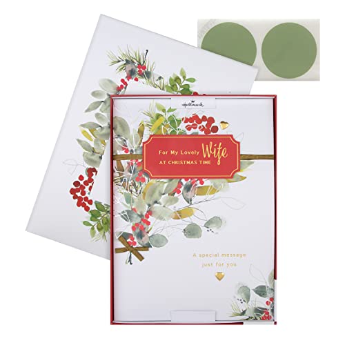 Hallmark Christmas Card, Wife Christmas Card, Boxed... - Auto & Motorcycle Amazon UK à 5.20€