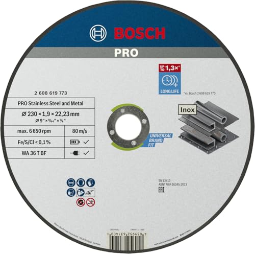 Bosch Accessories Bosch Professional 1 disque à tronçonner... - Bricolage & Outils Amazon France à 6.02€