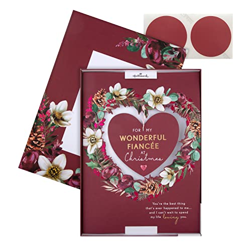 Hallmark Boxed Christmas Card for Fiancée - Traditional... - Auto & Moto Amazon Royaume-Uni à 3.52€
