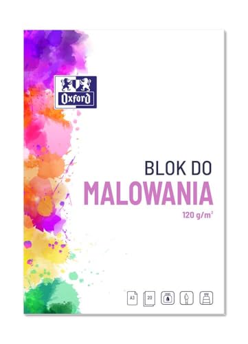Bloc de peinture Oxford A3 20 feuilles 1 pièce blanc 120g/m2 en promo à 8,37€ (-51%) sur Amazon FR