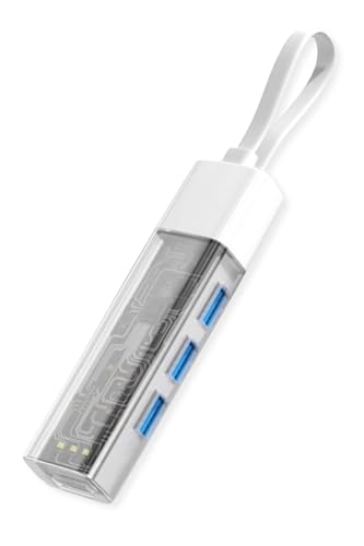 ROLINE Hub Mobile USB 3.2 Gen 1, 4 Voies, câble de... - Tech & Electronics Amazon France à 21.48€