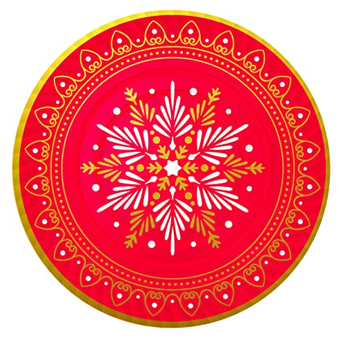 1 Unidad - Bandeja de Cartón Desechable Redonda de Ø 30 cm... - Auto & Moto Amazon Espagne à 1.40€