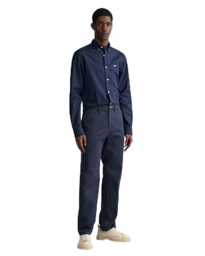 GANT REGULAR TWILL CHINOS, Pantaloni eleganti Uomo, Blu... - Maison & Cuisine Amazon Italie à 54.00€
