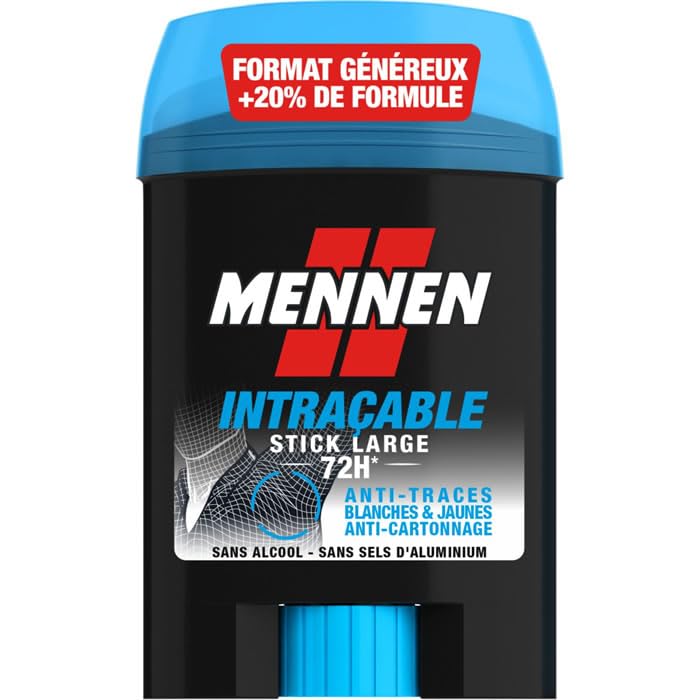 Mennen - INTRAÇABLE Deodorant Homme 72H - Stick Large... - Beauté & Parfums en promo à 12.14€