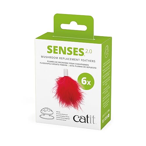 catit Cat Senses 2.0 Repuesto Plumas 6 pièces, A Pois... - Animalerie Amazon France à 9.77€