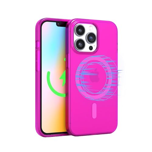FELONY CASE - Neon Pink Crystal Clear Phone Cover for... en promo sur Amazon