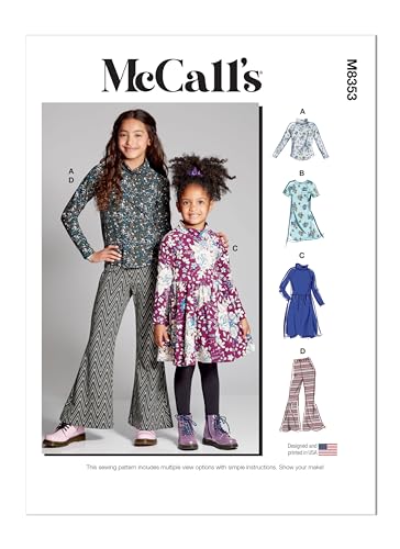 McCall's M8353K5 Kinder/Mädchen Sportbekleidung K5... - Maison & Cuisine Amazon Allemagne à 13.02€