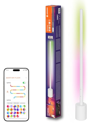 LEDVANCE Lampadaire LED d'angle SMART+ WIFI,slim,blanc,8W,54... - Tech & Electronics Amazon France à 49.06€