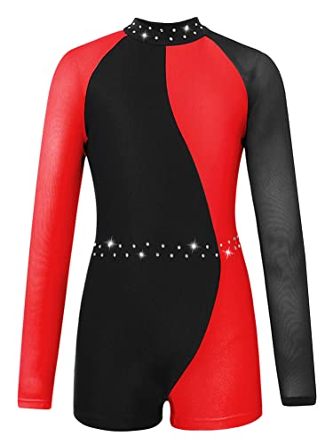 Alvivi Child Girls One Piece Sequin Long Sleeve Leotard... - Sports & Fitness Amazon Royaume-Uni à 1.29€