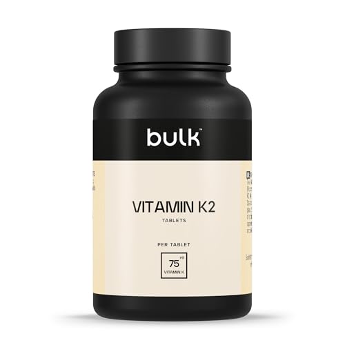 Bulk Vitamin-K2-Tabletten, 75 ug, 90 Tabletten, Verpackung... - High-Tech & Électronique Amazon Allemagne à 2.99€