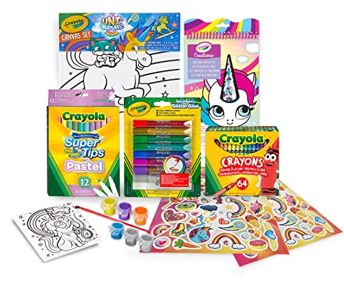 CRAYOLA - Einhorn-Mal- und Ausmal-Set mit Stickern... - Loisirs Créatifs Amazon Allemagne à 24.62€