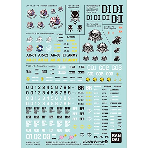 Bandai Gundam Decal 136 MSG Side Stories MULTIUSE 1 - Jouets & Jeux Amazon France à 21.41€