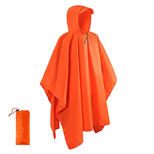 Cape de Pluie Multifonctionnelle Poncho à Capuche 3 en 1... - Sports & Fitness en promo à 19.02€
