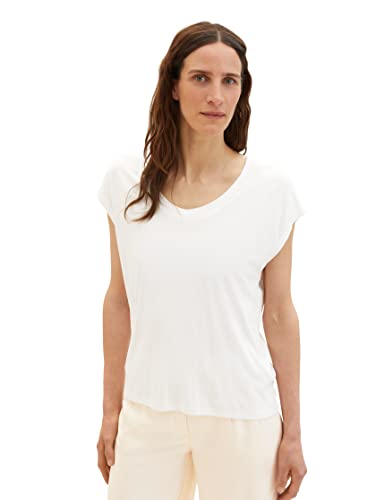 TOM TAILOR Maglietta da Donna 1036767 10315-Whisper Whisper... - Amazon Italie à 7.24€