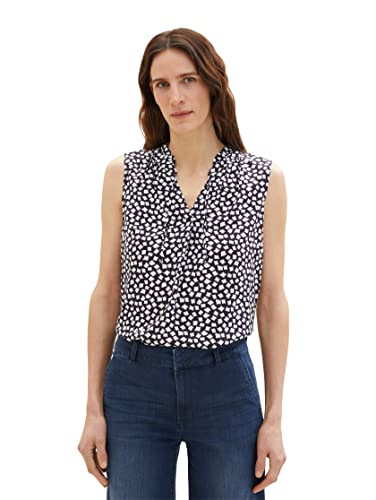TOM TAILOR 1037431, Blusas Mujer, 30350 - Navy Geometric... - Amazon Spain à 11.63€