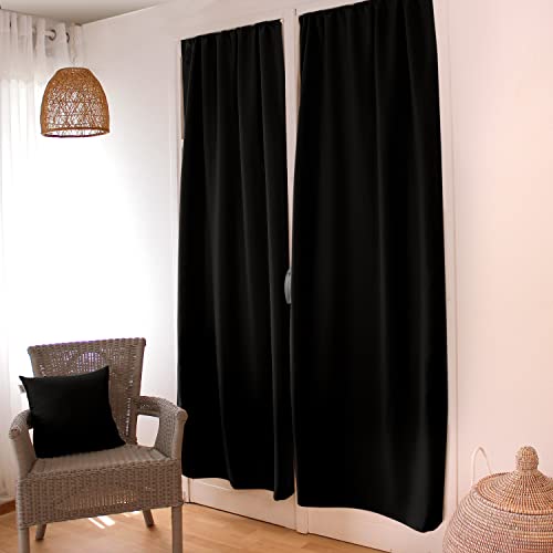 ED ENJOY HOME Tenda oscurante, passamontagna, nero, 90 x... - Deal du jour à 21.21€
