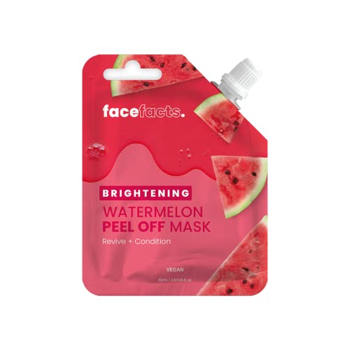 Face Facts Brightening Watermelon Peel Off Mask | Cleanses... - Beauté & Parfums Amazon Royaume-Uni à 1.99€