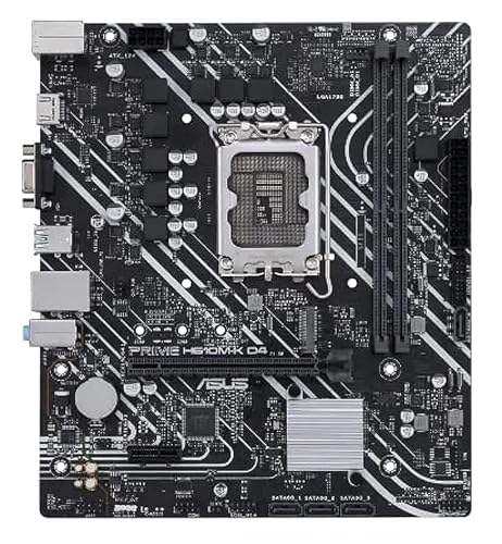 ASUS Intel® H610 (LGA 1700) mic-ATX motherboard with DDR4... - Tech & Electronics Amazon UK à 47.75€