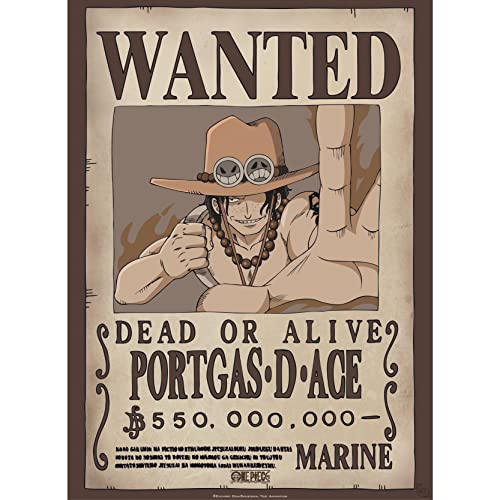 GB Eye - ONE PIECE Wanted Ace Poster - Official Product... - Fournitures Bureau Amazon Royaume-Uni à 7.06€